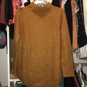 Pink Rose turtle neck sweater